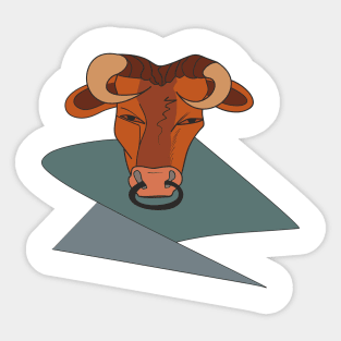 Bull Sticker